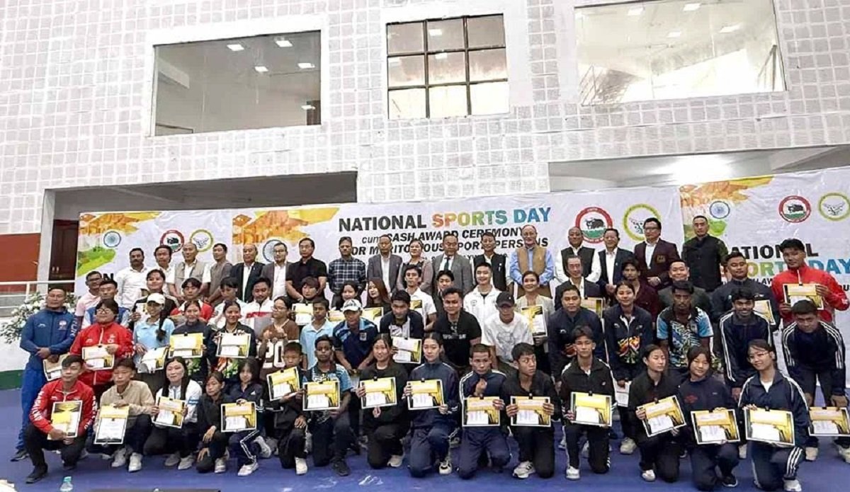 On National Sports Day, 151 athletes from Nagaland were honored; a new sports policy is being developed