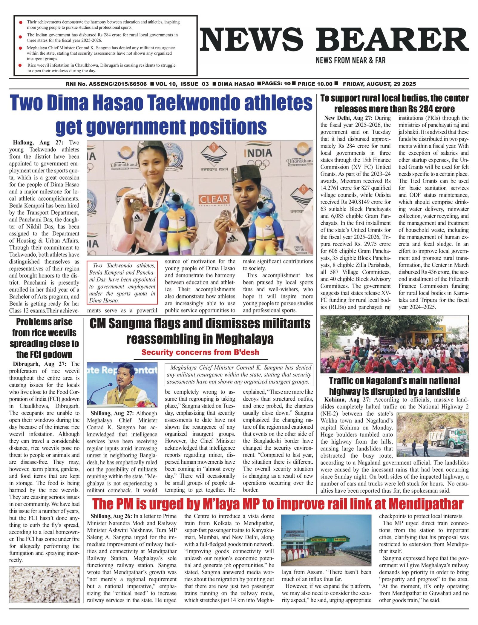 VOL 10, ISSUE 03 – News Bearer