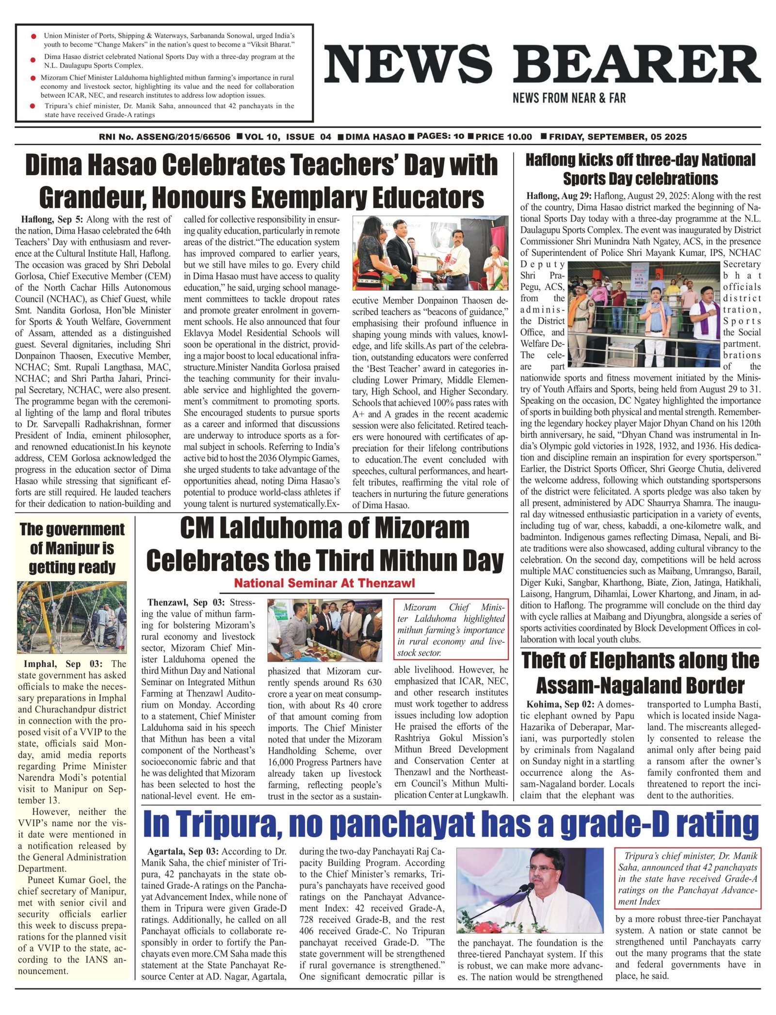 VOL 10, ISSUE 04 – News Bearer