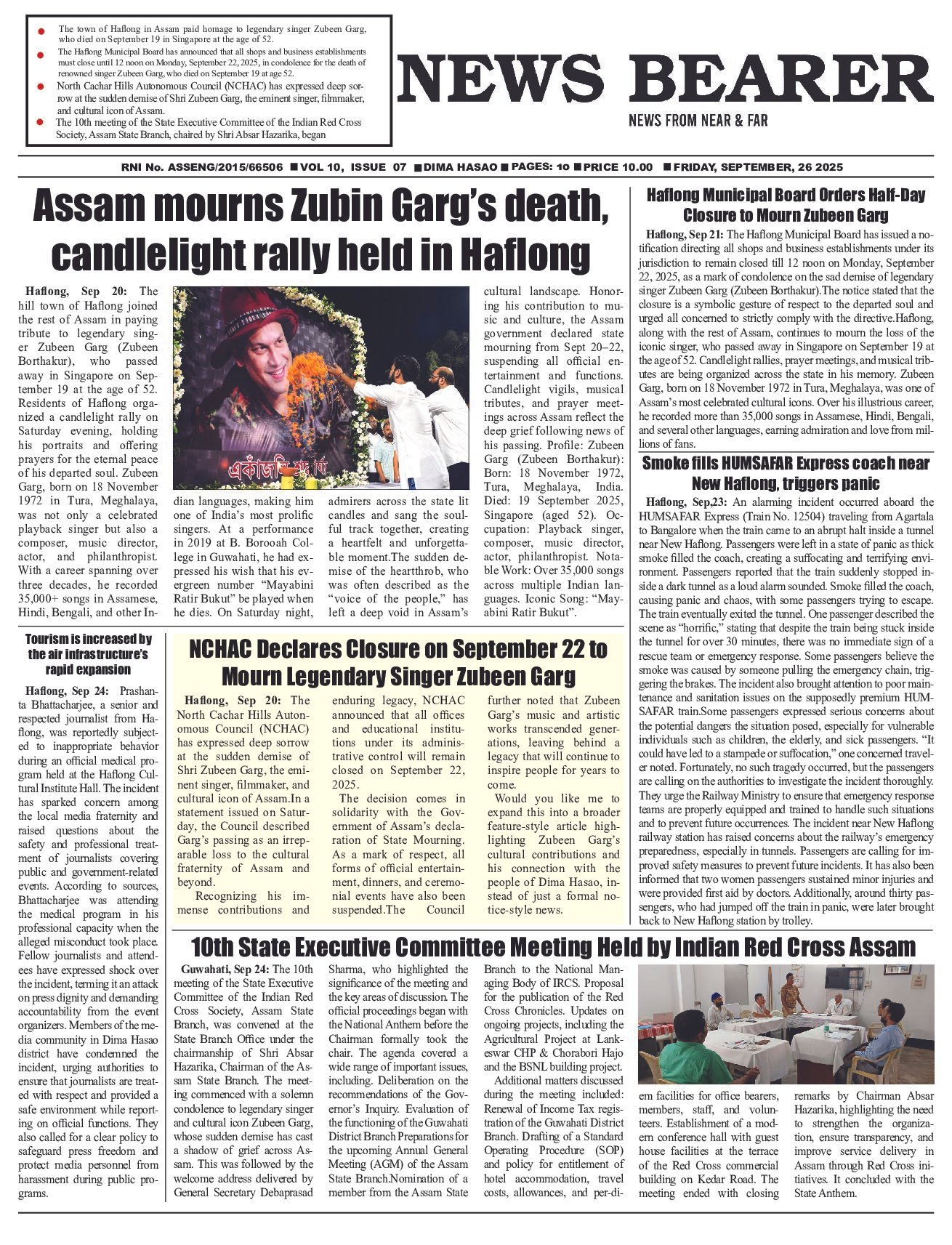 VOL 10, ISSUE 07 – News Bearer