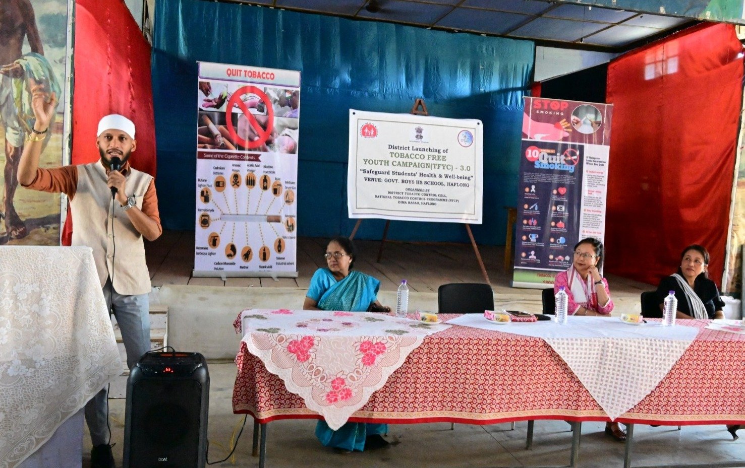 In Haflong, District launch of Tobacco-Free Youth Campaign 3.0 held