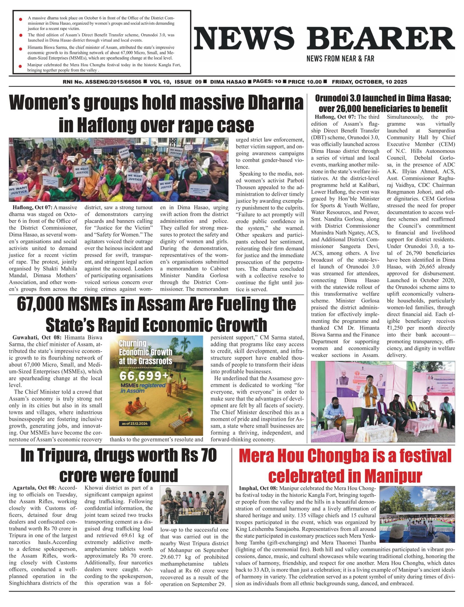VOL 10, ISSUE 09 – News Bearer