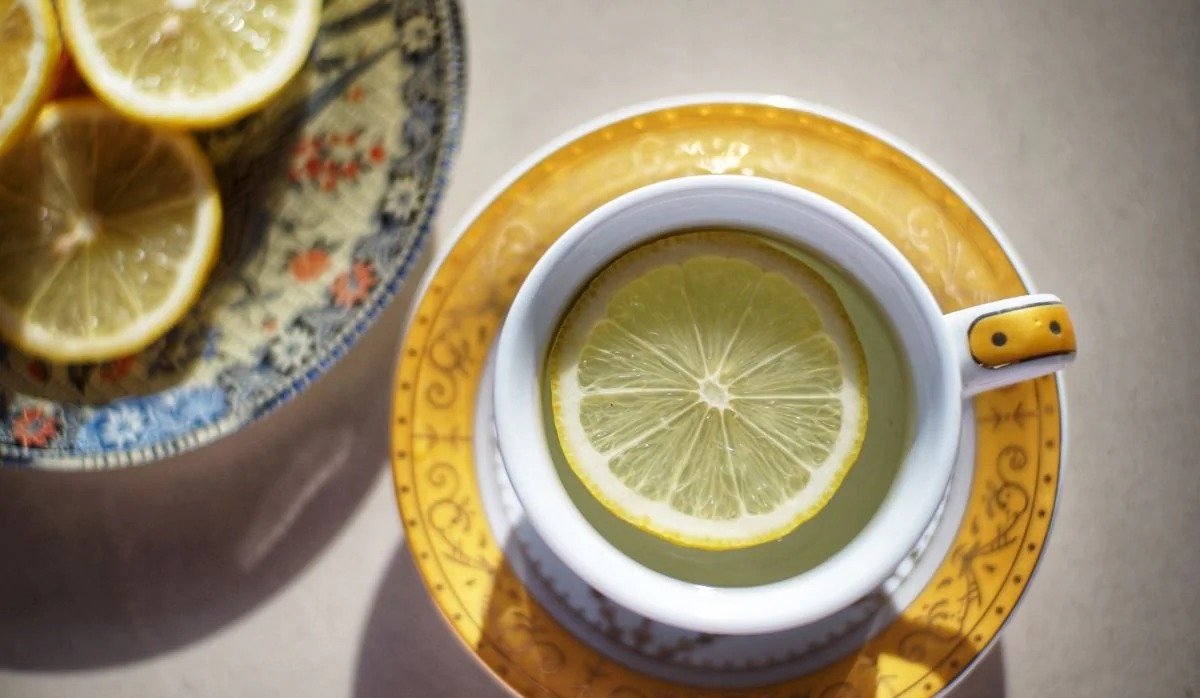Drink warm lemon water to keep your body in balance