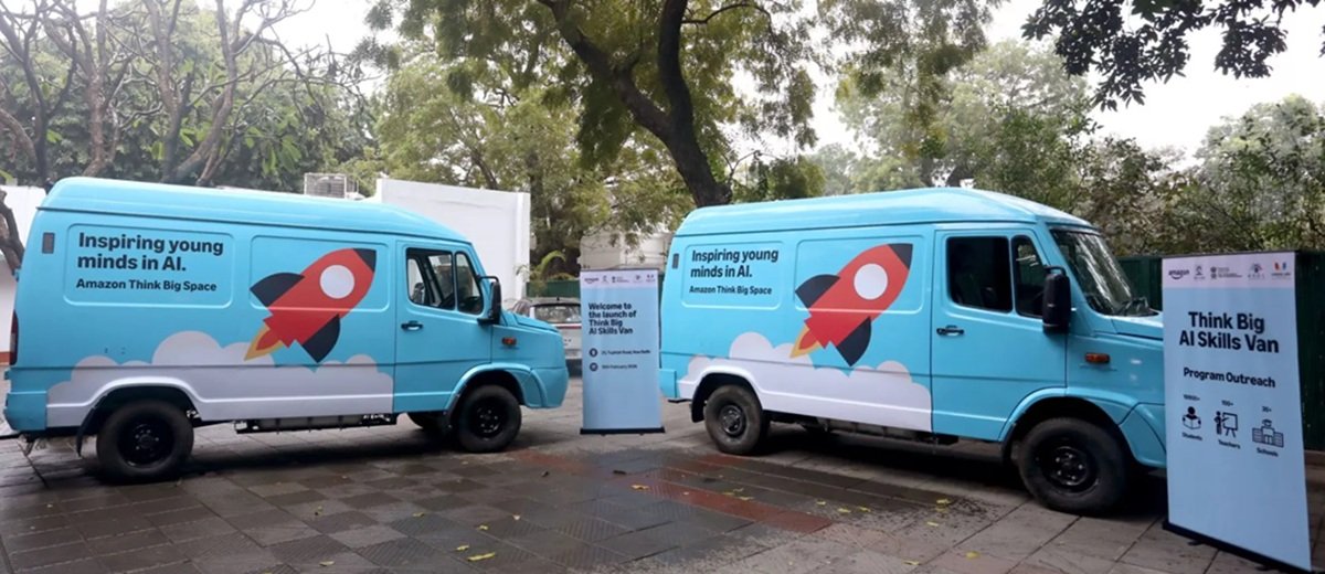 Amazon accelerates AI push with mobile skills vans; government school outreach gains momentum
