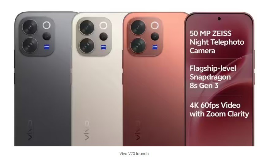 Vivo Launches V70 Series with Massive 6,500mAh Battery and Zeiss Cameras