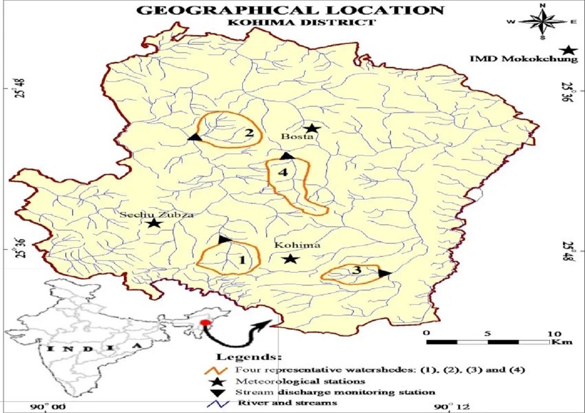Nagaland University Study Provides Benchmark Data on Land Use Change and River Flow in Northeastern Himalayas
