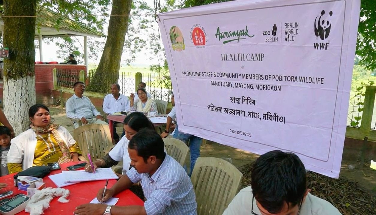 Health camp at Pobitora WLS serves over 100 forest personnel, villagers