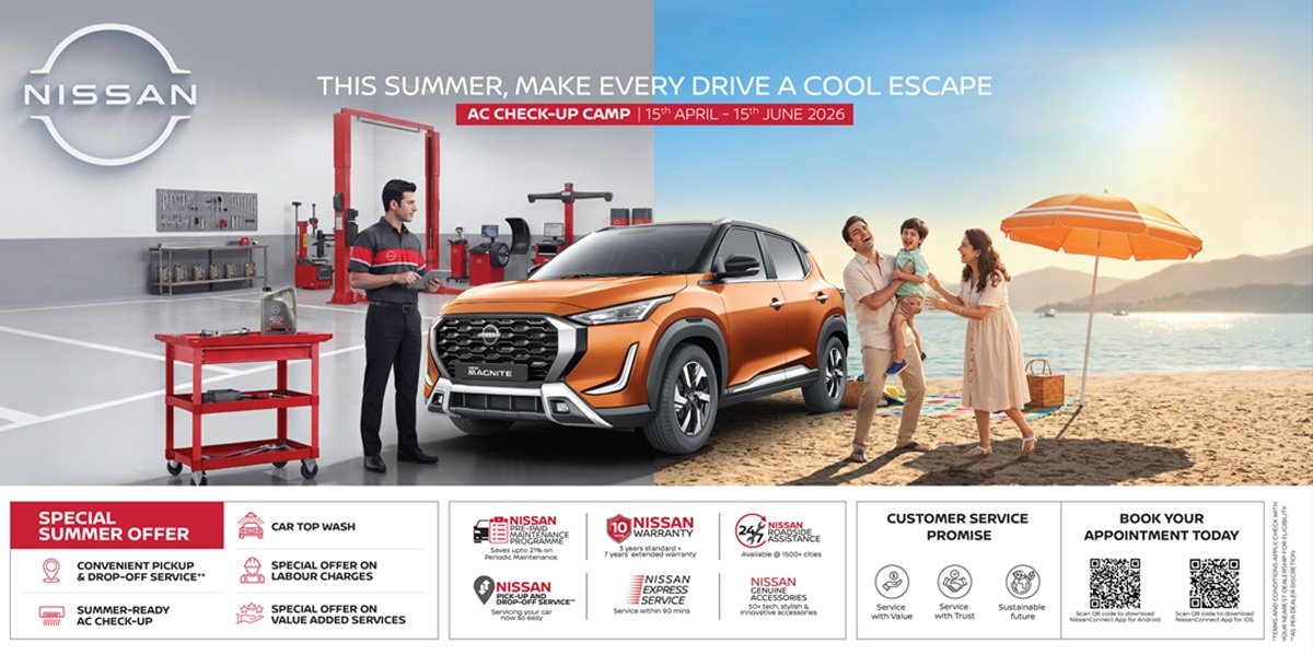 Nissan Motor India Rolls Out Nationwide AC Check-up Camp to Keep Customers Summer-Ready