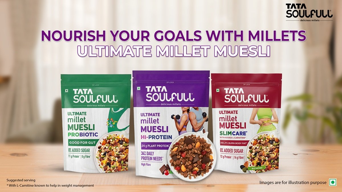 Tata Soulfull launches Ultimate Millet Muesli range with ‘Nourish Your Goals with Millets’ campaign