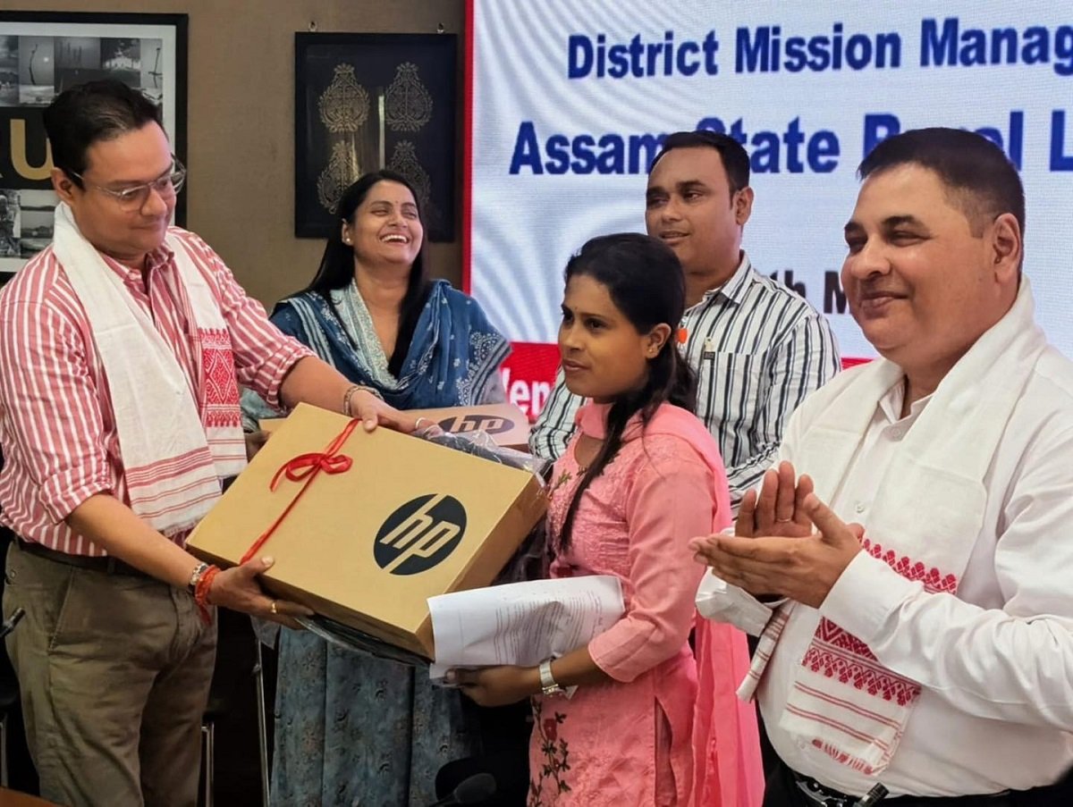 DigiPay Sakhis Empowered With Laptops In Assam District