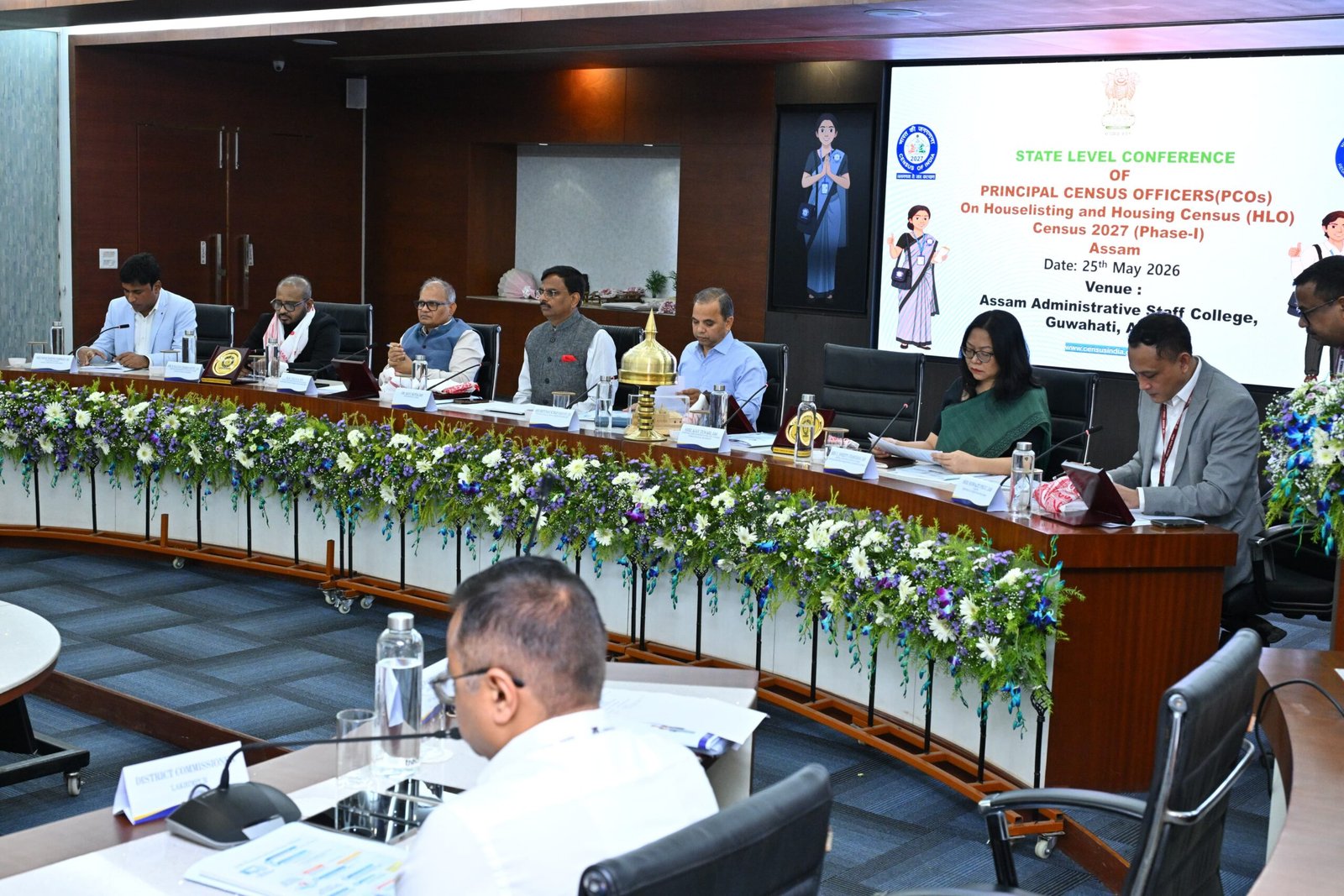 Principal Census Officers Attend Key Conference in Guwahati