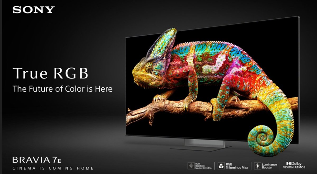 Sony Unveils BRAVIA 7II in India: True RGB TVs with RGB Backlight Master Drive Pro