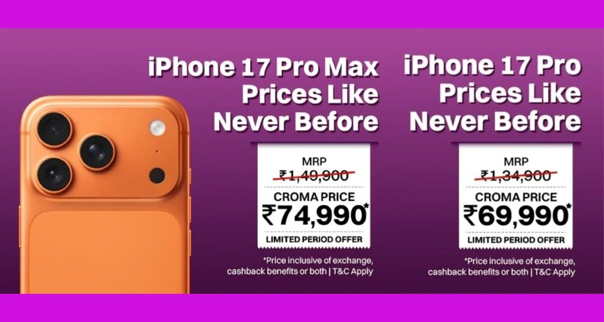 Croma bets on upgrade season as iPhone 18 Pro bookings open with up to ₹12,000 bonus