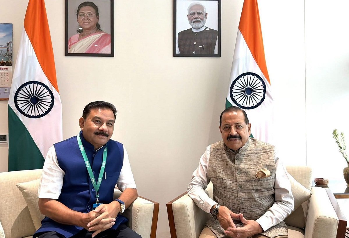 Speaker of Assam Legislative Assembly calls on Union Minister Jitendra Singh