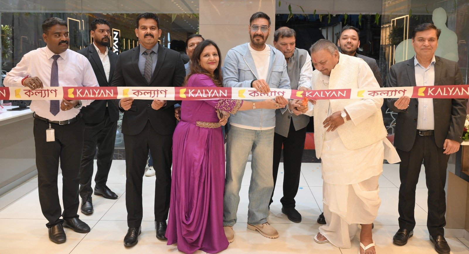 Ajay Devgn inaugurates Kalyan Jewellers’ revamped showrooms in Guwahati