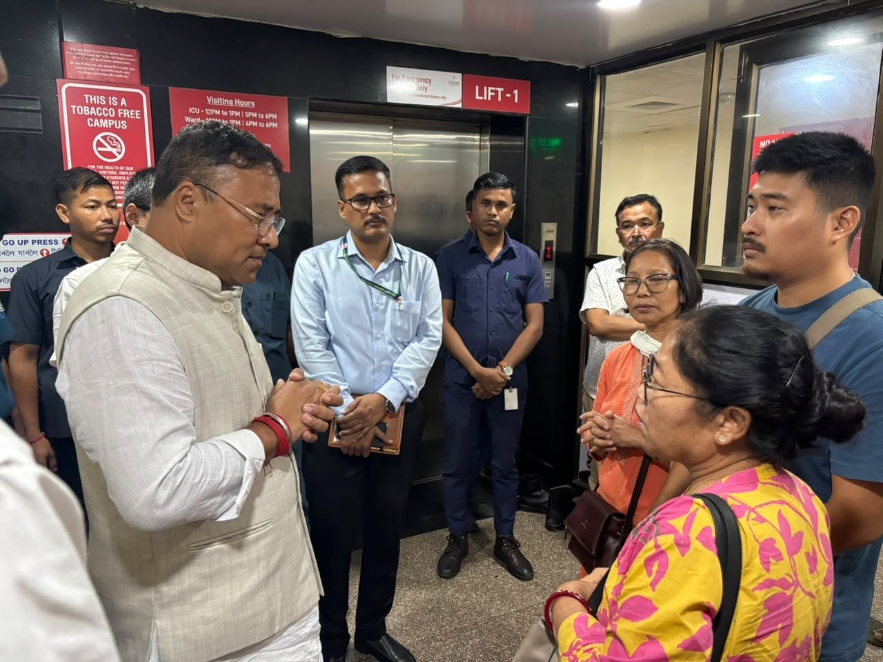Assam Govt’s Culture Minister Checks on Ailing Bodo Sahitya Stalwart