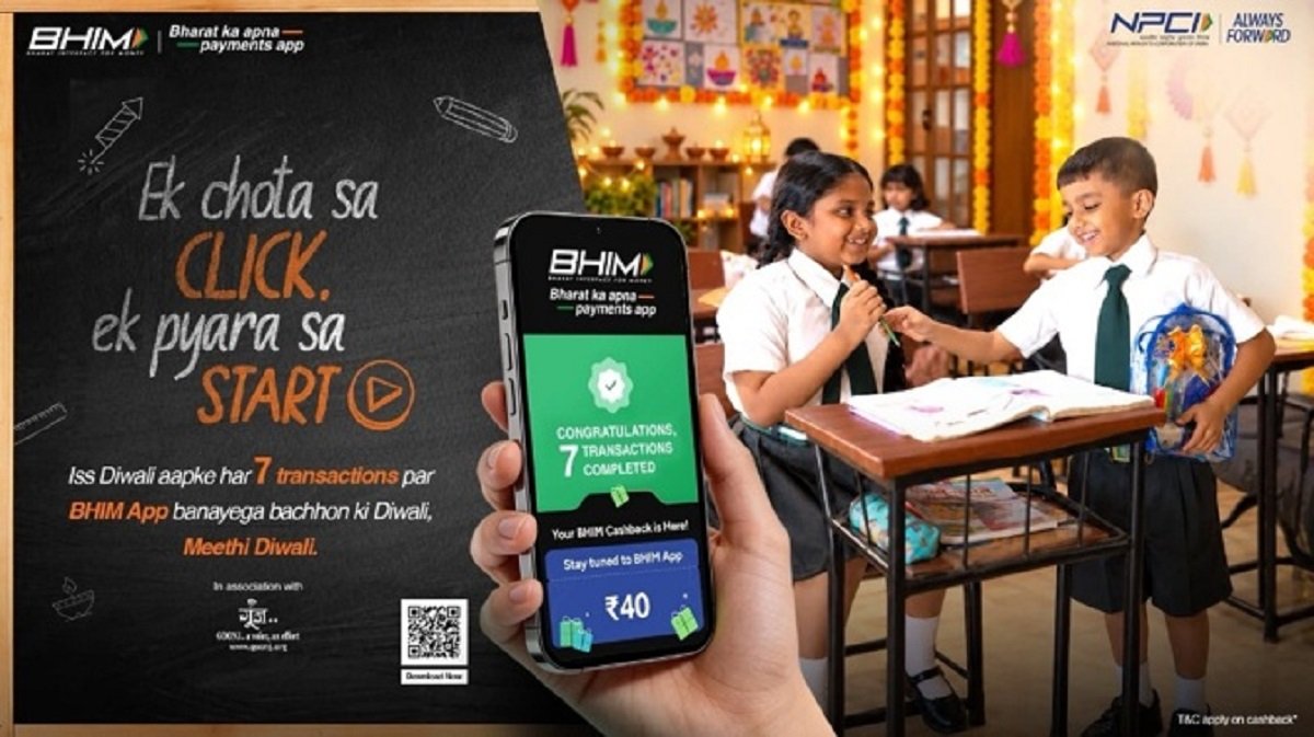 BHIM Payments App links digital payment activity with education support through Goonj partnership